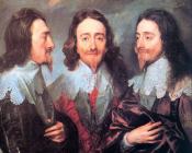 Charles I in Three Positions - 安东尼·凡·戴克